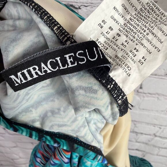 Miraclesuit Women's Swimwear Casbah Escape Underwire One Piece Swimsuit Size 14 - Picture 7 of 8
